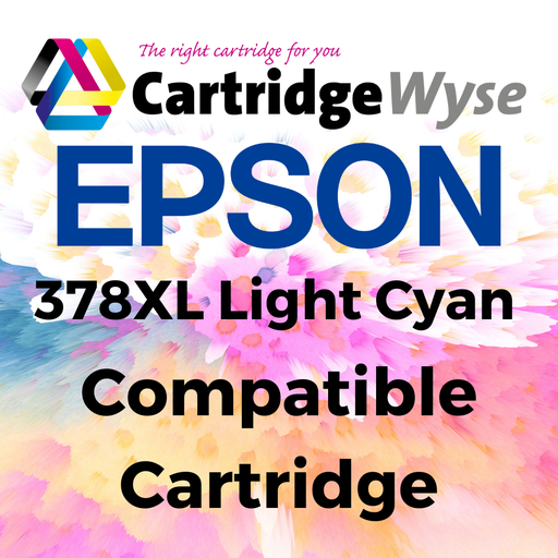 [E378LC] Compatible Epson 378XL Light Cyan High Capacity Ink Cartridge - T3795