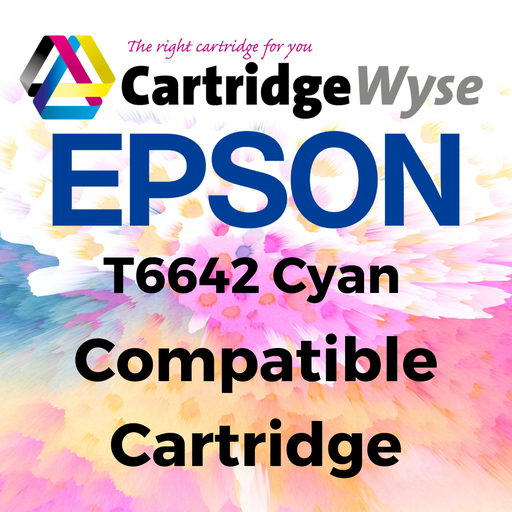 [E664C] Compatible Epson T6642 Cyan Ink Bottle - T6642