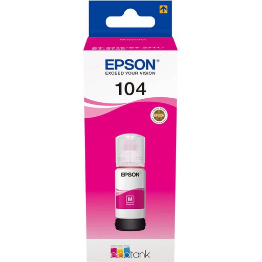 [EP65582] Epson 104 EcoTank Magenta Ink Bottle - T00P3