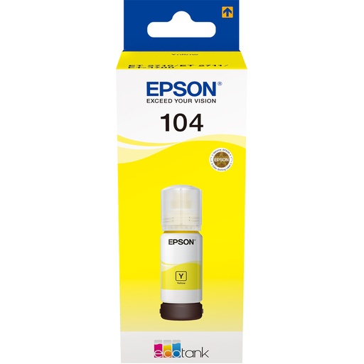 [EP65583] Epson 104 EcoTank Yellow Ink Bottle - T00P4