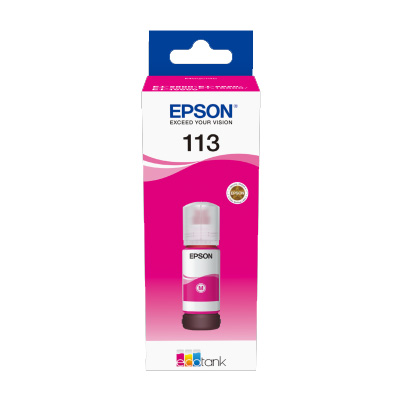 [EP67472] Epson 113 EcoTank Pigment Magenta Ink Bottle - T06B3
