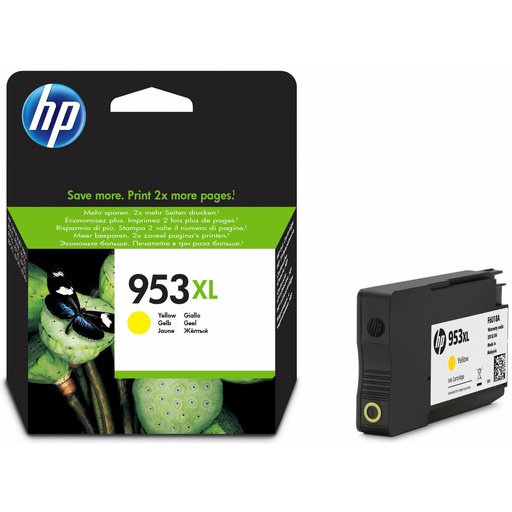 [HPF6U18AE] HP 953XL Yellow High Capacity Ink Cartridge - F6U18AE