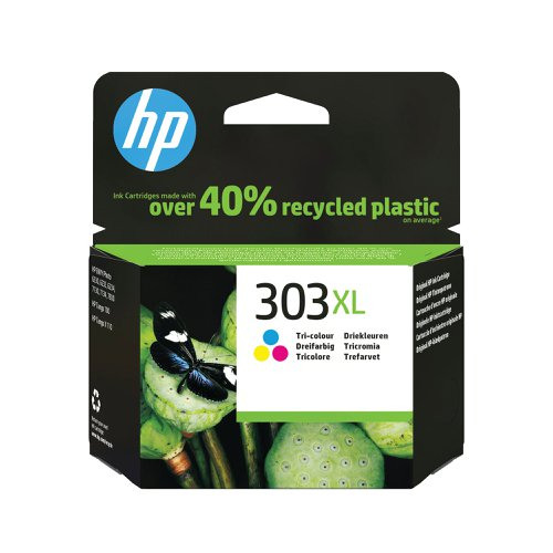 [HPT6N03AE] HP 303XL Tri-Colour High Capacity Ink Cartridge - T6N03AE
