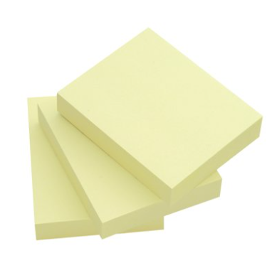 Quick Notes - 38 x 51mm - Yellow - Pack of 12
