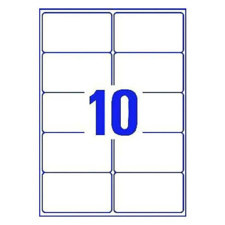 [15257SM] Multipurpose Labels - 99.1x57mm - 10 per sheet - 100 sheets - 1000 labels