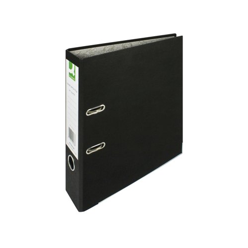 Coloured Lever Arch Files - A4 - Black - Single