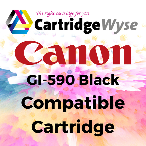 [C590B] Compatible Canon GI-590BK Black Ink Bottle