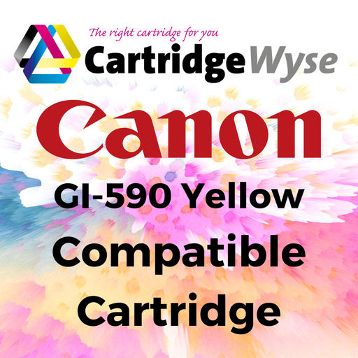 [C590Y] Compatible Canon GI-590Y Yellow Ink Bottle