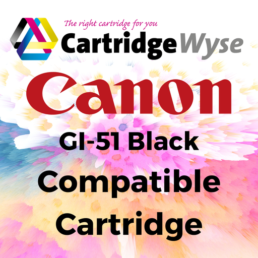[C51B] Compatible Canon GI-51 Black Ink Bottle