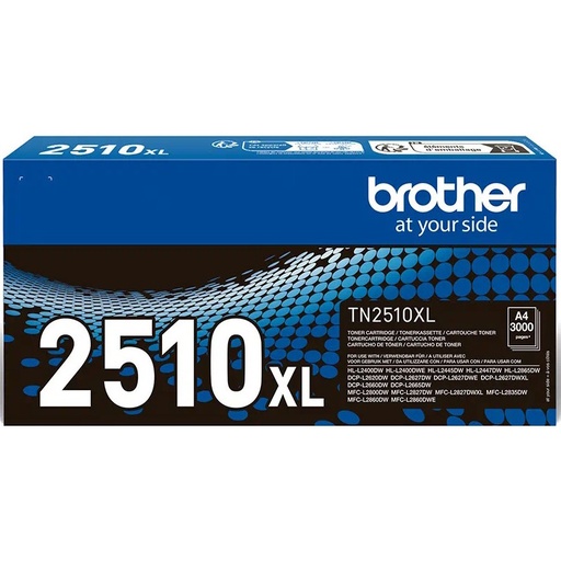 Brother TN2510XL Black High Yield Toner Cartridge 