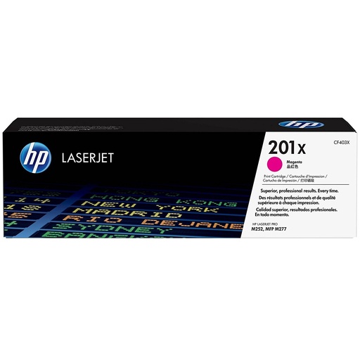 [HPCF403X] HP 201X Magenta High Capacity Toner Cartridge - CF403X