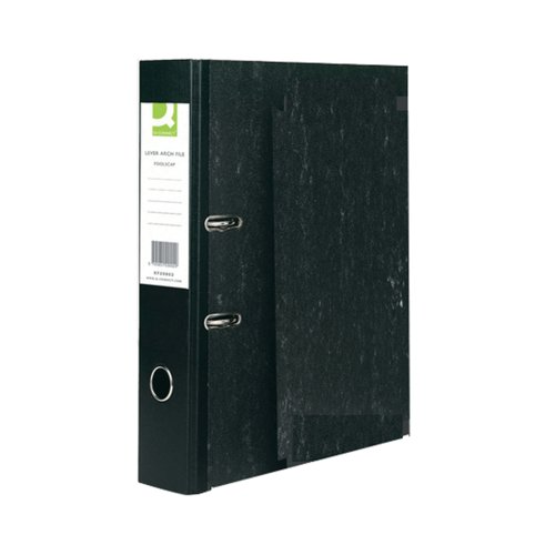 Coloured Lever Arch Files - A4 - Cloud Black - Single