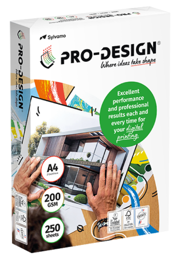 Pro Design 200gsm A4 White Paper - 250 sheets