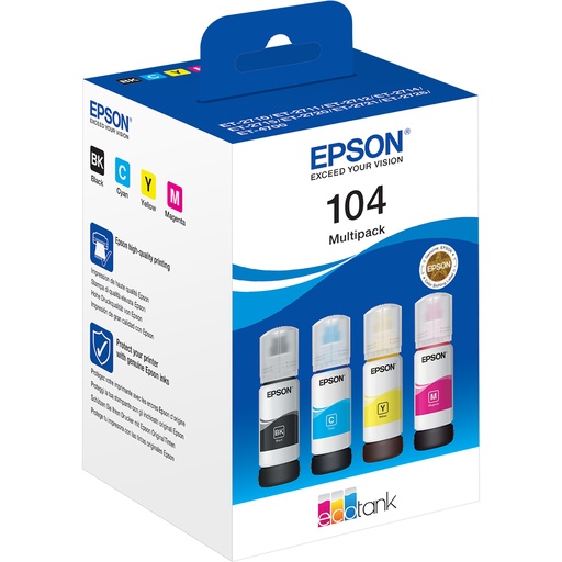 Epson 104 EcoTank Multipack Ink Bottles - T00P640