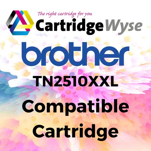 [B2510XXL] Compatible Brother TN2510XXL Black Super High Capacity Toner Cartridge 