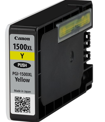 Canon PGI-1500XL Yellow High Yield Ink Cartridge - 12ml