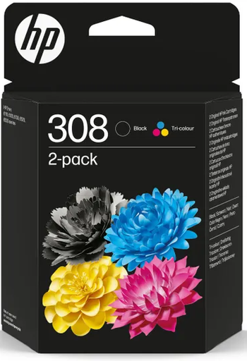 HP 308 Combo 2-Pack - 6L6S6UE